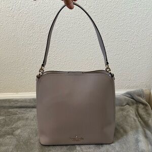 Kate Spade Darcy Bucket Shoulder Crossbody Bag Lilac Gray